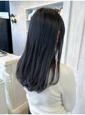 福山人気20代30代透明感グレージュ髪質改善ストレート美髪艶髪