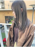 アッシュグレージュ/アッシュグレー/ブリーチなしダブルカラー