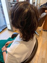ヴァンカウンシル 清須店(VANCOUNCIL)&nbsp;個性派ウルフ×メッシュカラー×スパイラルパーマ