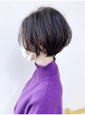 【morio成増 セリザワ】丸みショートボブ ブラウンカラー