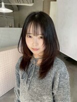 ルトワフクロマチ(Lutowa Fukuromachi) ダークパープル/ナチュラルショート/ミルクブラウン/夏/レイヤー