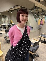 ビビト(bibito)&nbsp;bibito 赤髪ボブ　ミニボブ　おんまゆ