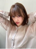 【藤原三知代】おしゃれオフィスカジュアル アッシュブラウン