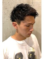 ラグシス ザ バックルーム(LUXIS THE BACK ROOM)&nbsp;ソフトツイスト刈り上げショート【立川/メンズ】