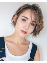 耳かけニュアンスイメチェンボブ/フォギーベージュ
