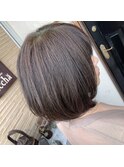 ヘナ染ボブ
