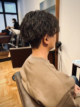 アイリーヘアデザイン(IRIE HAIR DESIGN) 【IRIE HAIR赤坂】ソフトスパイラルパーマ×ソフトツーブロック