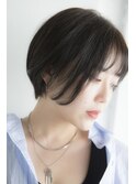 ナチュラルショートボブ