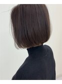 乾かすだけでまとまるボブ