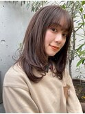 ワンカールローレイヤー スタイリング簡単 ベージュ20代30代40代