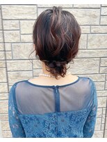 フィオーレ ヘアデザイン(FIORE hair design)&nbsp;ボブアレンジ シニヨン お呼ばれ