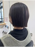 王道切りっぱなしボブ