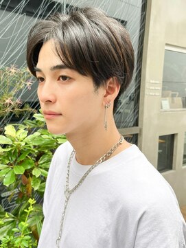 ミンクス 青山店(MINX) 大人のセンターパート×シークレットパーマ