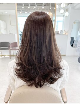 レミエ ダイカンヤマ(lemiie) ☆キレイめレイヤーカット☆ココアベージュ☆レイヤーカット