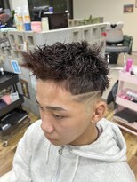 スウェル 千葉店(Swell)&nbsp;メンズツイストパーマスパイラルパーマフェード[千葉]