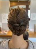 結婚式お呼ばれヘアセット