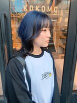 ココモ(KOKOMO) 韓国ウルフ×ネイビー