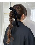 《momo》編みおろし/ヘアセット/結婚式/大宮