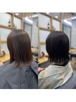 ナチュラル 泉中央店(Natural)&nbsp;泉区　泉中央　縮毛矯正　髪質改善　トリートメント　艶髪カラー