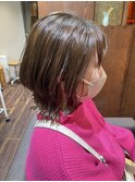 【切りっぱなしくびれボブ】オシャカジュスタイル