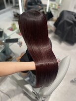 ユニック ウメダ(unique UMEDA)&nbsp;チェリーレッド／梅田美容室／20代／30代