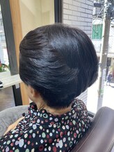 レプローストサロンカグー LeProust Salon C A G O U 80代うる艶UPベリーショートグレイカラー　本八幡