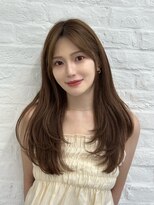 アマトウキョウ アユンチェ(AMA TOKYO×AYUNCHE)&nbsp;韓国スタイル/ナチュラルくびれヘア_くびれ巻き_レイヤーカット