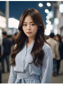千葉美容室 韓国ヘア レイヤーカット ウルフカット やまたつ