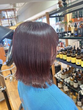 オーガニックマインド 坂戸 鶴ヶ島(organic+mind) 20代30代40代ミニボブショコラアッシュ透明感小顔ブリーチなし