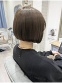 《ビフォー&アフター》切りっぱなしボブ◇