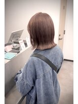 リノショアーズ 元町店(RINOSHORES)&nbsp;30代40代ダブルカラーショコラグレージュデザインカラー透け感