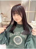 前髪カットが可愛い☆ラベンダーピンクカラー