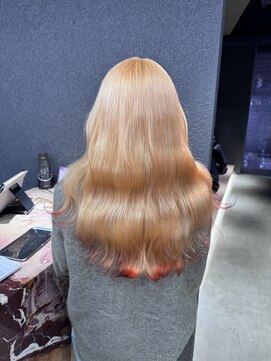 ペレ 栄店(PELE) ホワイトグレージュ/デジタルパーマ/チェリーブラウン/栄