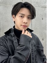 ロンドホットリップ 立川(Lond hot lip)&nbsp;men'sメンズハイライトスペイン カールニュアンスパーマ／立川