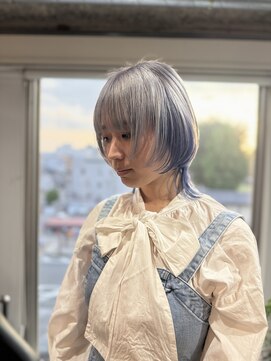 ヘアースタジオゼン アドバンス(hair studio Zen advance) ハイトーンデザインカラーウルフ