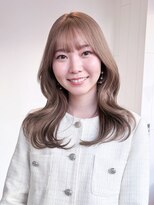 アルバム 池袋(ALBUM)&nbsp;ロング顔周りレイヤーおくれ毛前髪カット_F30648