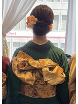 ヘアーメイクサロン ソエル(Sowelu) 着物　ゆるふわシニヨン