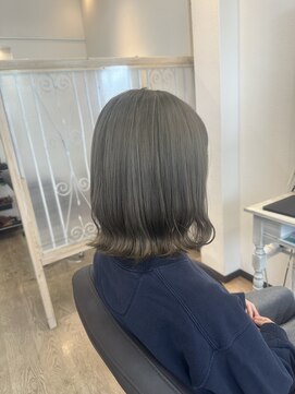 エルベ  茨大前店(elve) ブリーチあり × オリーブグレージュ