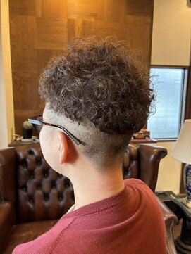 ボウベルズ ヘア アンド メイクアップ ドレッシング Bowbells hair&make up dressing ツーブロックマッシュパーマ