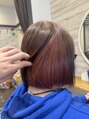 ヘアメイクアクト 都賀店 光に当たるとほんのり赤が透ける、秋冬にぴったりのカラーです!