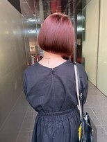 ガリカ 大名(Gallica)&nbsp;襟足すっきりボブスタイルに暖色系カラー/ラベンダーベージュ