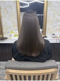 髪質改善カラー×ラヴェンダーベージュ