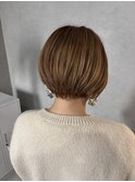 〈天六美容室〉ショートボブ 30代 上品ショート
