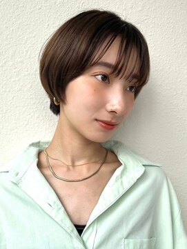 カバーヘアアンドスパ ブリス 浦和(COVER HAIR&SPA bliss) コンパクトショート/ダークアッシュ/マッシュ/大人可愛いp浦和