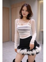 サンド 名古屋(sand)&nbsp;20代30代40代50代丸みとくびれショートカット名古屋小顔前髪白髪