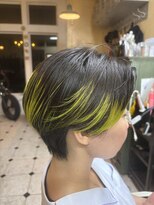 ヘアーデザイン ランプ(Hair design Lump)&nbsp;ハンサムショートカットxプレイングカラー
