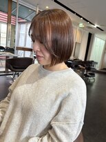 ヘアサロン フラット(Hair salon flat)&nbsp;切りっぱなしミニボブ