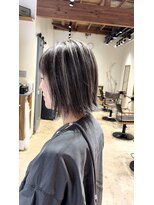 リフル 八王子(RIFULL)&nbsp;ハイライト　バレイヤージュ　脱白髪染め　レイヤー　髪質改善