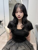 ドットニュー 横浜店(dot.nyu) 【艶カラー×顔周りカット】韓国/韓国ヘア/横浜/横浜駅/学割