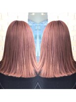 サロンドミルク 原宿(salon de MiLK)&nbsp;サロンドミルク原宿　ぱっつん　ハ二―ヘアピンク